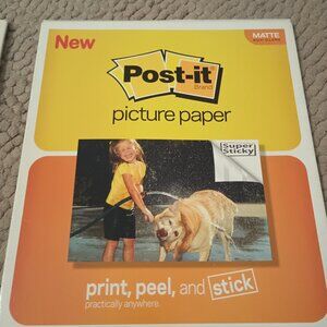 Post-it 20-pack photo paper - print, peel, and stick